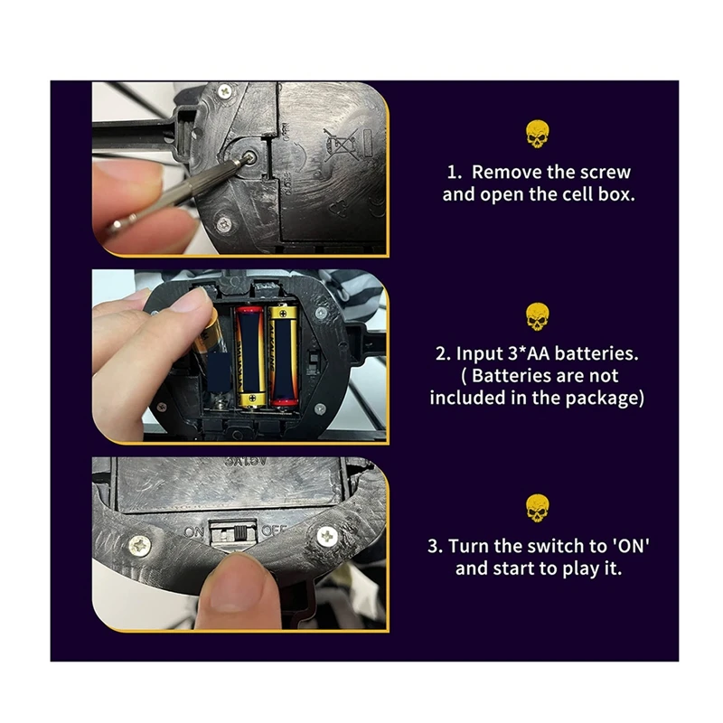 Кричащие анимированные украшения для Хэллоуина реквизит декора с датчиком