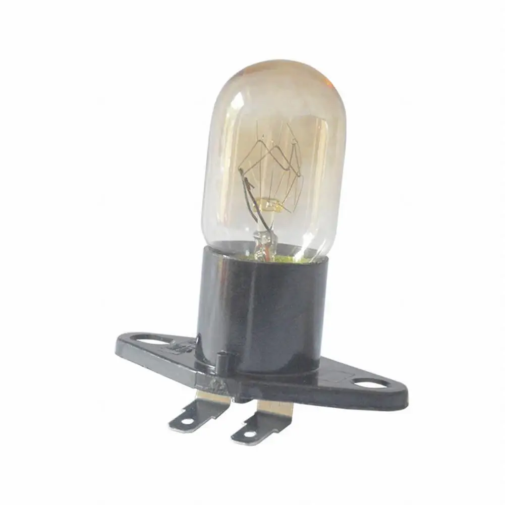 Light Bulb Microwave Ovens Bulb 250V 5.6 X 2.1cm Black & Clear Microwave Light Bulb Microwave Oven 100% Brand New