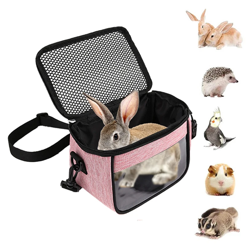 

Breathable Outdoor Inclined Portable Rabbit Bag Hedgehog Animal Travel Pet Bag Carrier Shoulder Bag Ferret Small Hamster