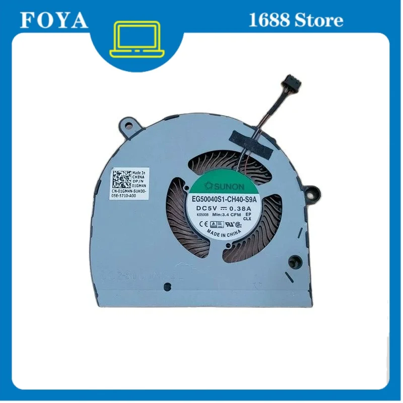 Кулер для охлаждения процессора ноутбука Dell Latitude 5500 Precision 3540 DPN:01GM4N