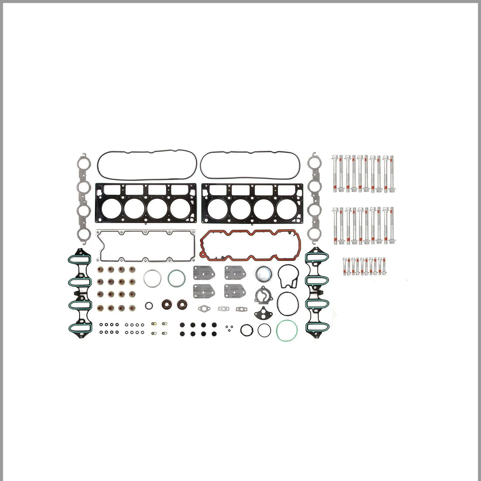 

Fits 02-04 Chevrolet GMC Buick Cadillac 5.3L 4.8L OHV MLS Head Gasket Set Bolts