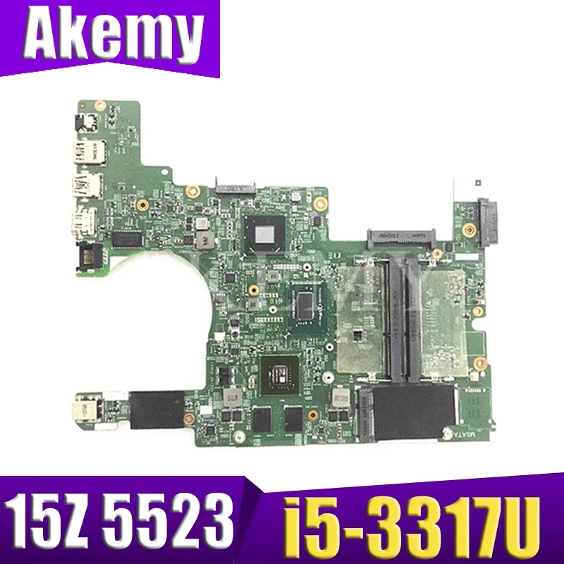 

Материнская плата AKEMY 0NJF5X NJF5X для ноутбука DELL Inspiron 15z 5523 11307-1 i5-3337U GT630M 2 Гб протестирована
