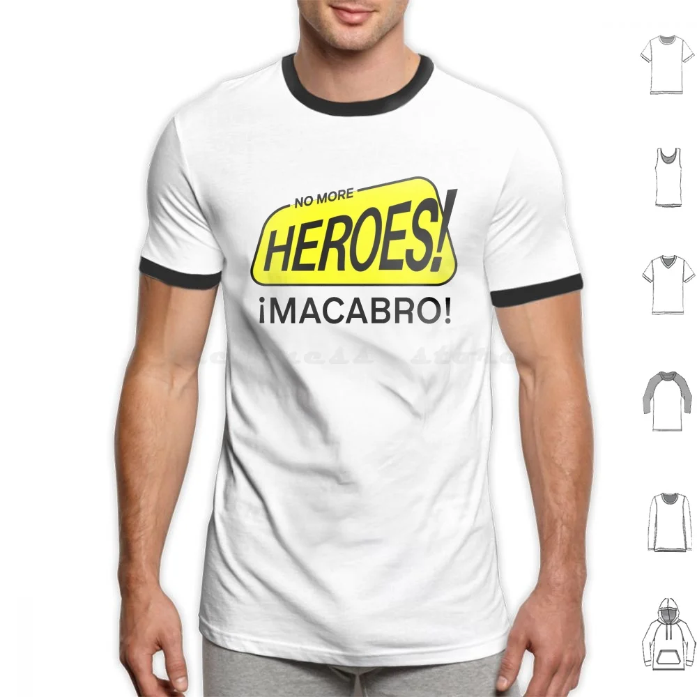 

041-Macabro футболка 6Xl хлопковая крутая футболка Macabro No More Heroes 2 Nomoreheroes No More Heroes Nmh Wii Suda 51 51 Nmh2