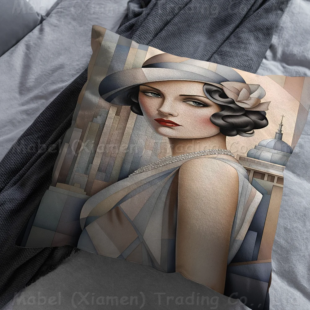 Подушка Tamara De Lempicka аниме подушка для дивана-кровати наволочка головы чехол