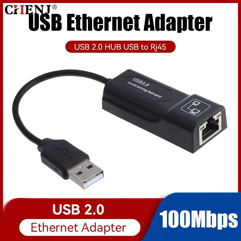 

USB Ethernet Adapter USB 2.0 Network Card To RJ45 Lan For Win7/Win8/Win10 Laptop Ethernet USB Rj45 Network Card For PC