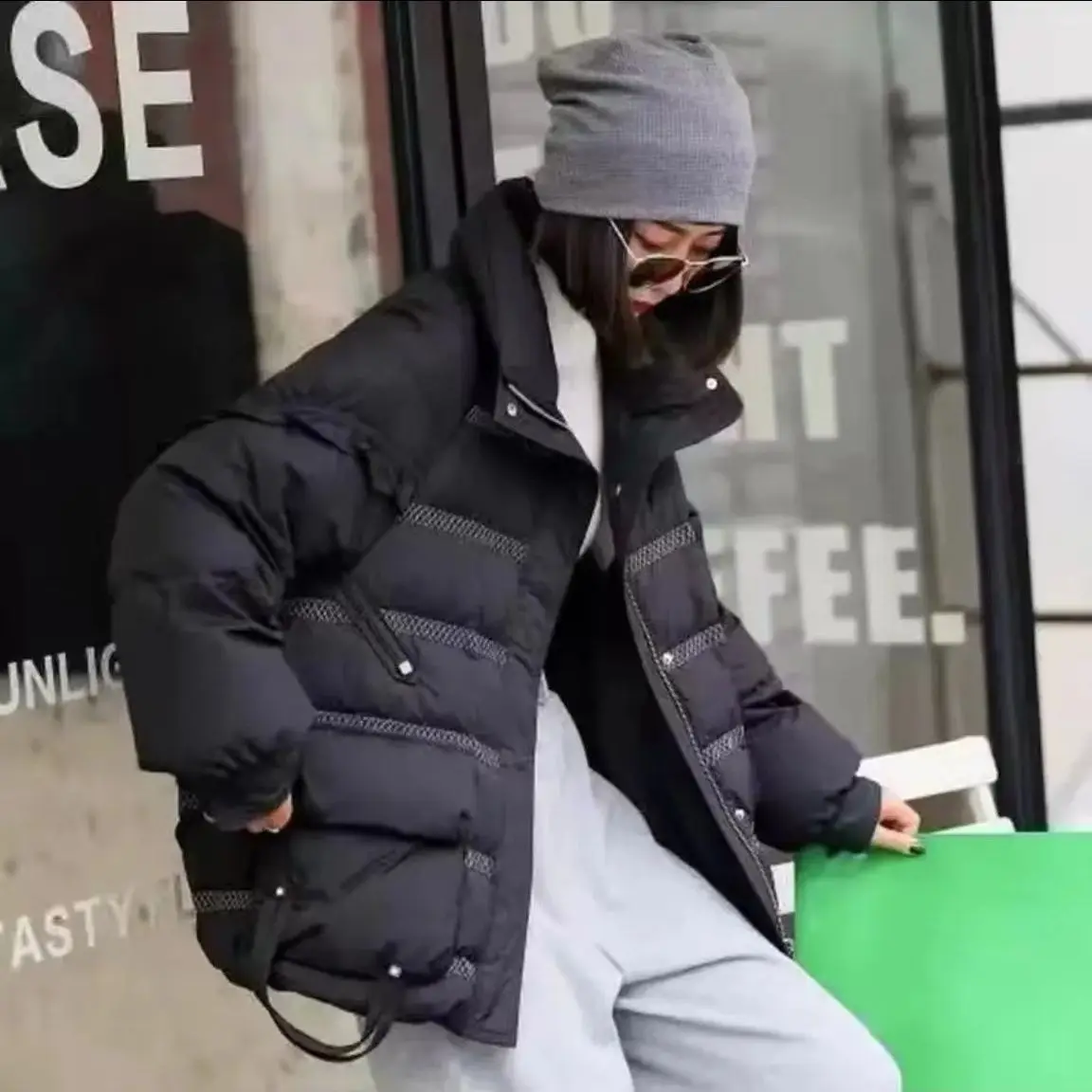 New Autumn Winter Women White Duck Down Jacket Female Thick Zipper Warm Feather Long Down Coat Good Quality Ladies Pockets M19