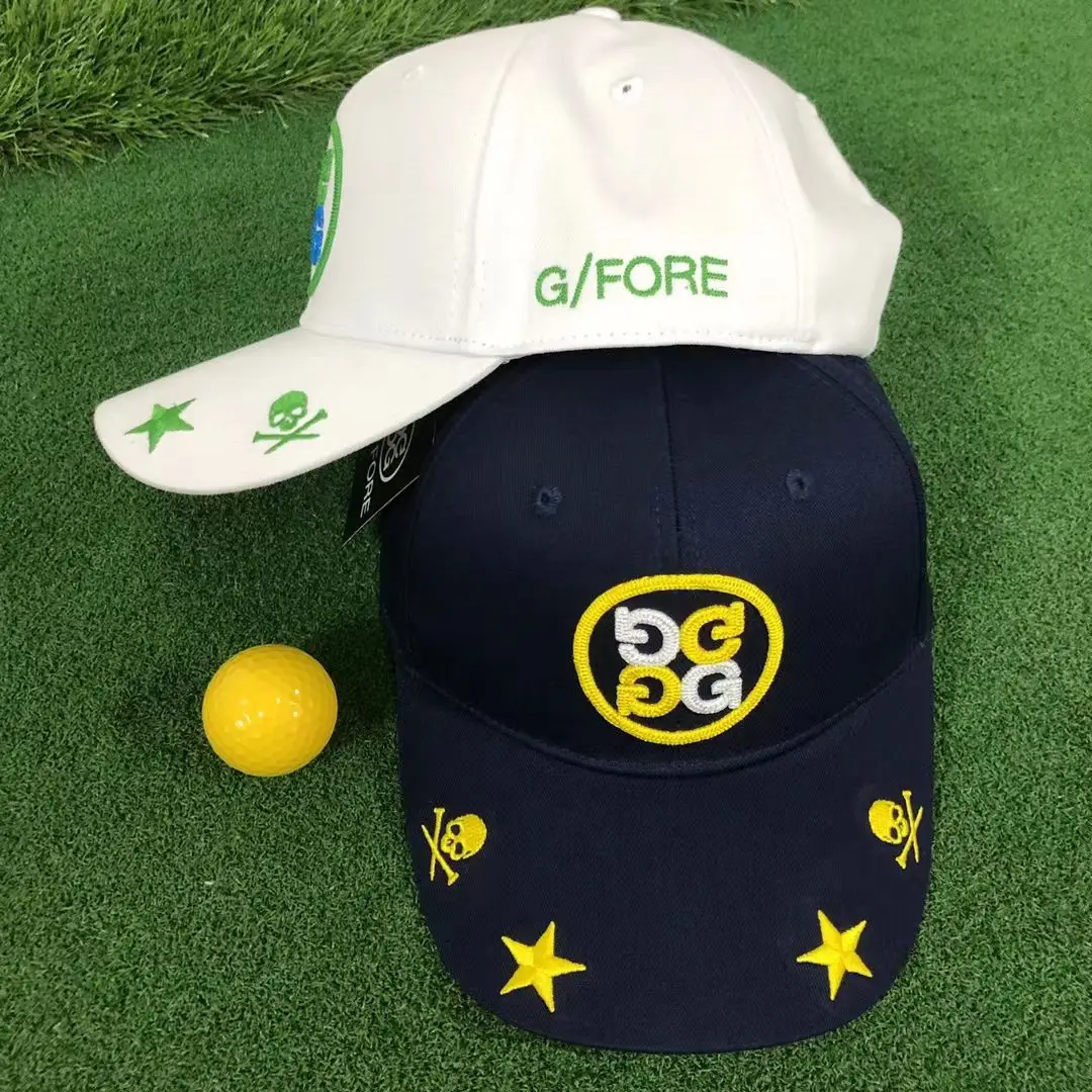 

2022 New Golf Hat Men's/Women's Universal Embroidery Sunscreen Hat Adjustable Baseball Hat 골프 모자