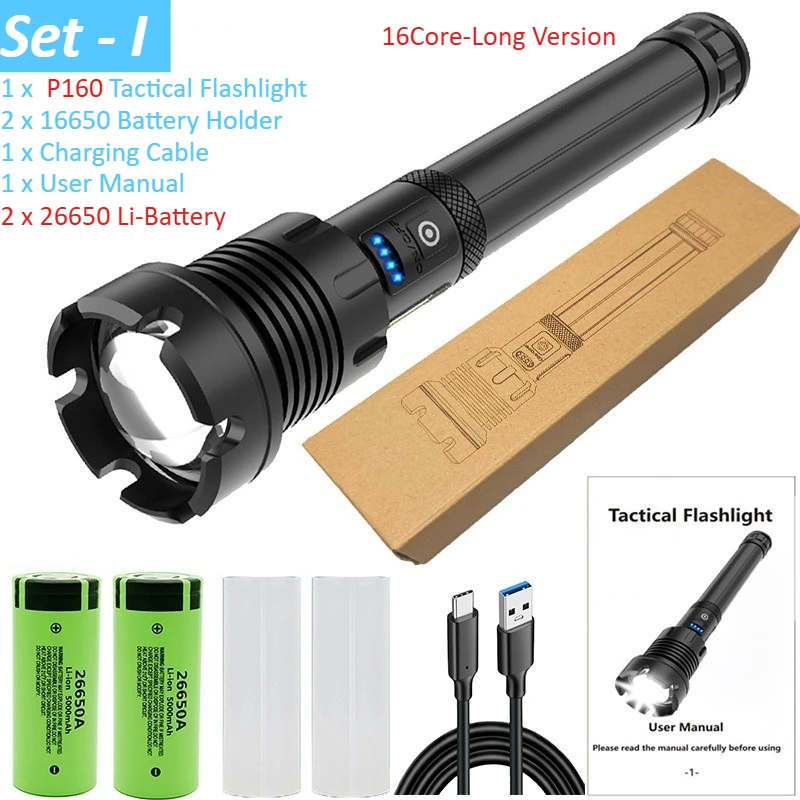 Суперфонарь 2025 XHP390 15000 мАч