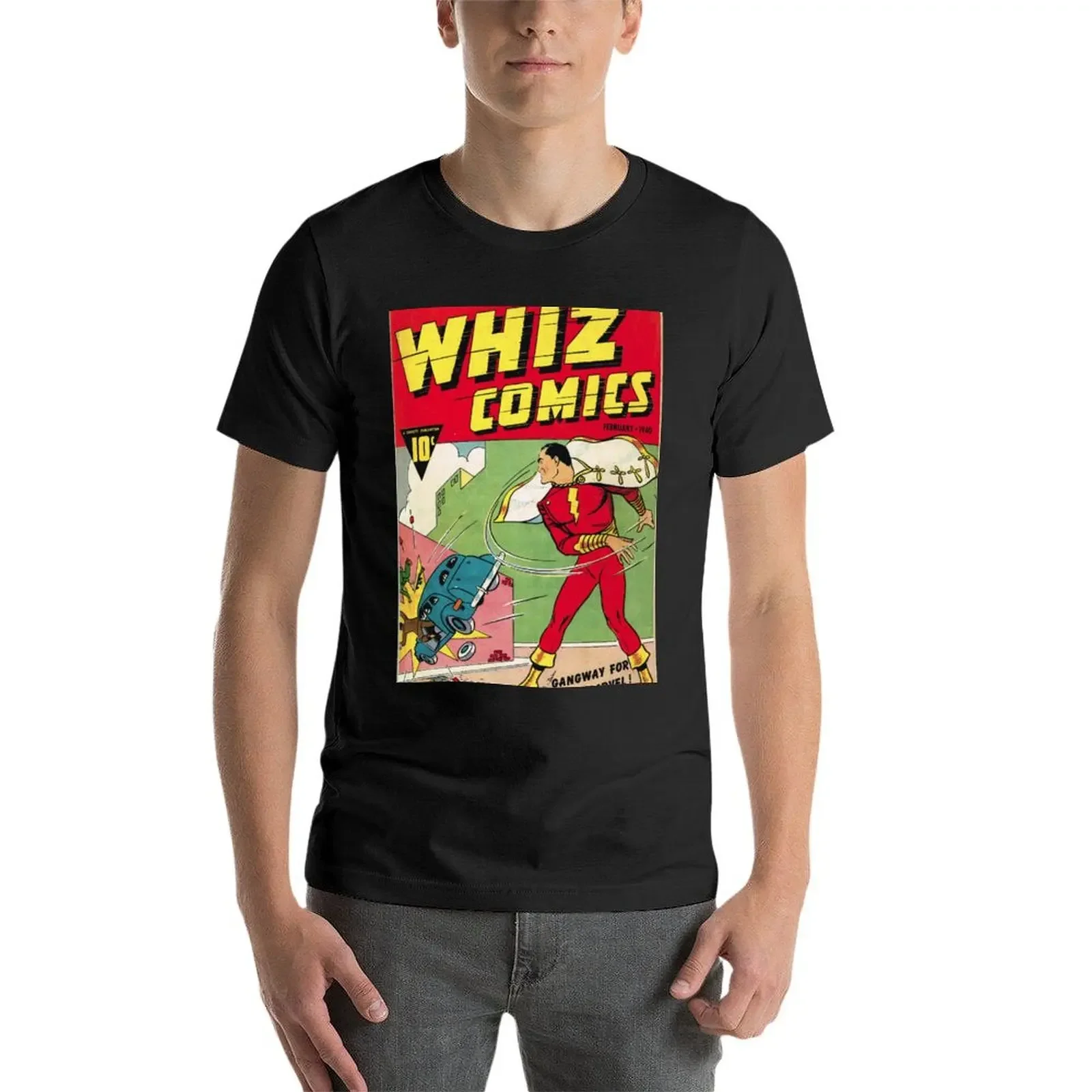 Футболка WHIZ Comics #2 Shazam для мужчин рубашка с рисунком аниме первого внешнего вида