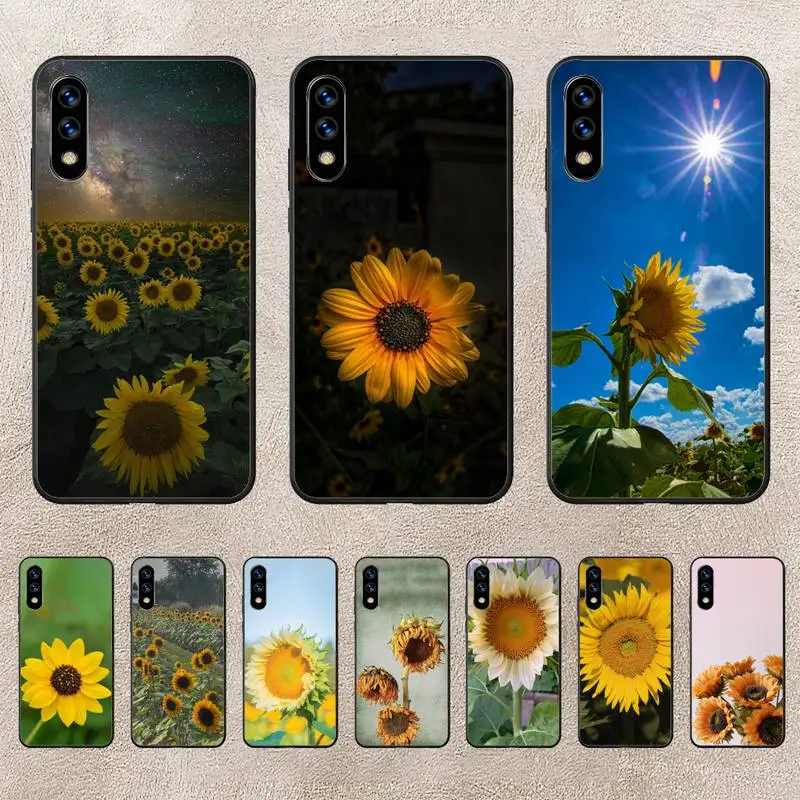 

Clear Sunflower Phone Case For Huawei G7 G8 P7 P8 P9 P10 P20 P30 Lite Mini Pro P Smart Plus Cove Fundas