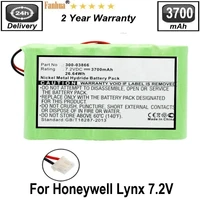 7 2v ni mh 3 7ah 300 03866 lcp500 4b battery replacement for honeywell lynx 5100 lynx 5200 lynx touch7000 security alarm systems
