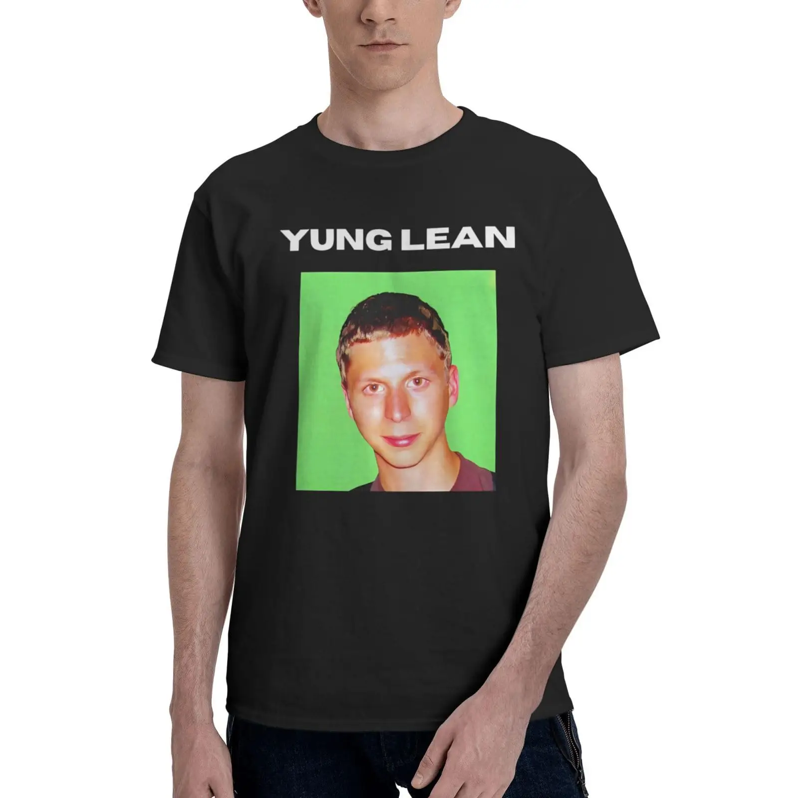 Мужская футболка Yung Rapper Lean летние спортивные удобные футболки с короткими