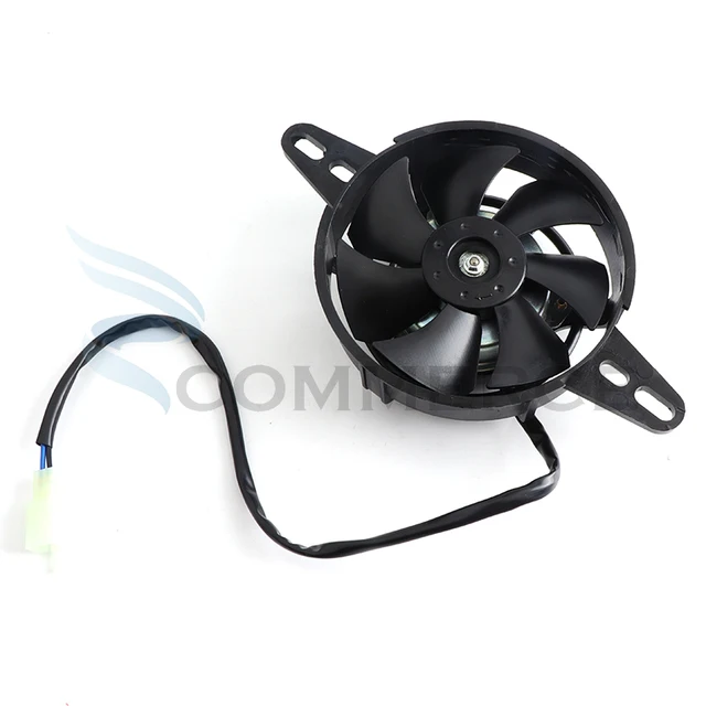 12v motorcycle cooling fan oil cooler engine electric radiator fit for 150cc-250cc atv quad go kart buggy motocross accessories