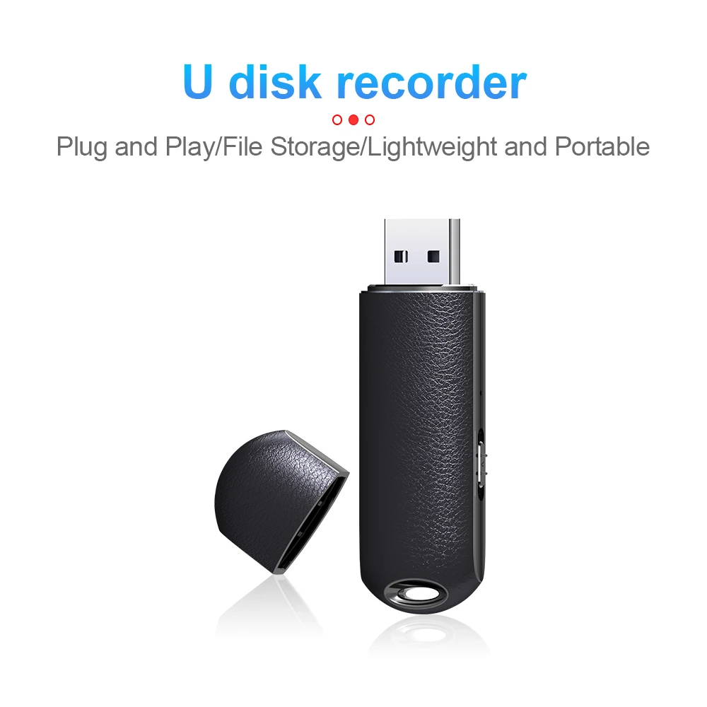 

Q62 Mini USB Digital Audio Voice Recorder Dictaphone Flash Drive U-Disk Converter U Disk Shaped Digital Recording Pen Adapter