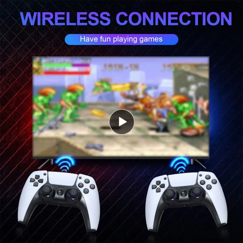 

Wireless Controller Dual Rocker Tv Connection Game Retro Handheld 2.4g 64g Video Games Console 2.4g Wireless Gaming Stick