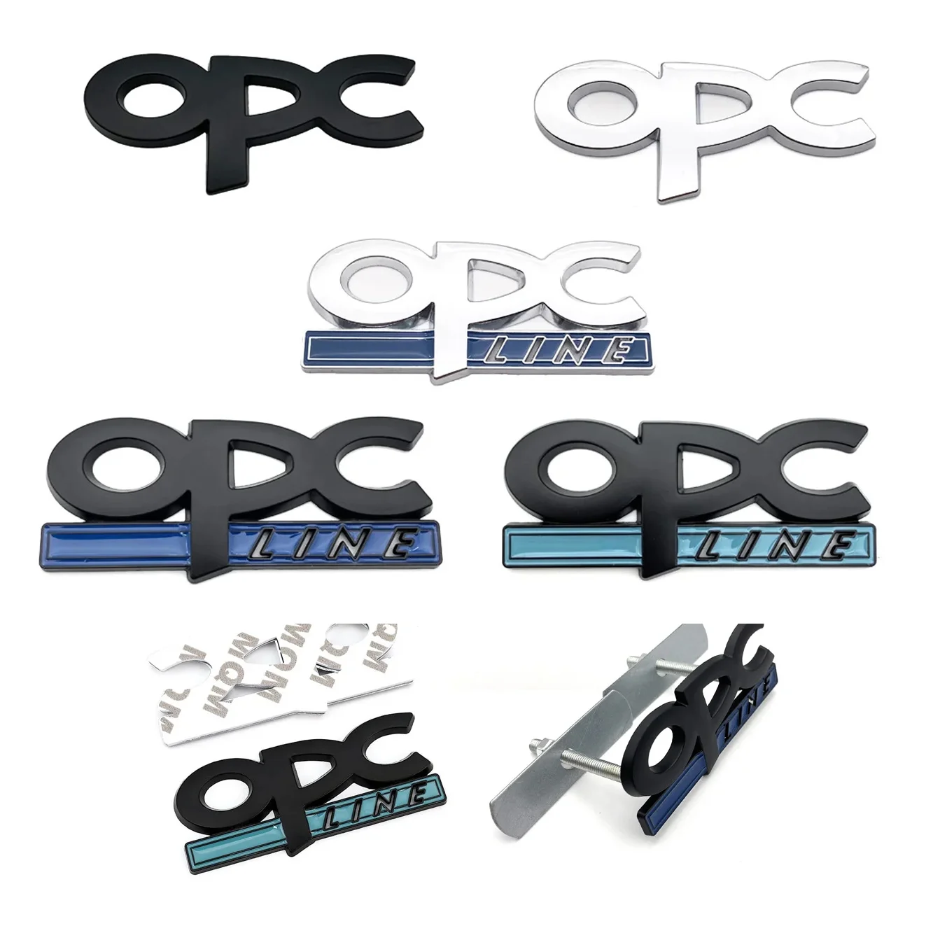 OPC Line Передняя Решетка Эмблема Значок Хвост Логотип Наклейки Для Opel Astra G H J K F Corsa D