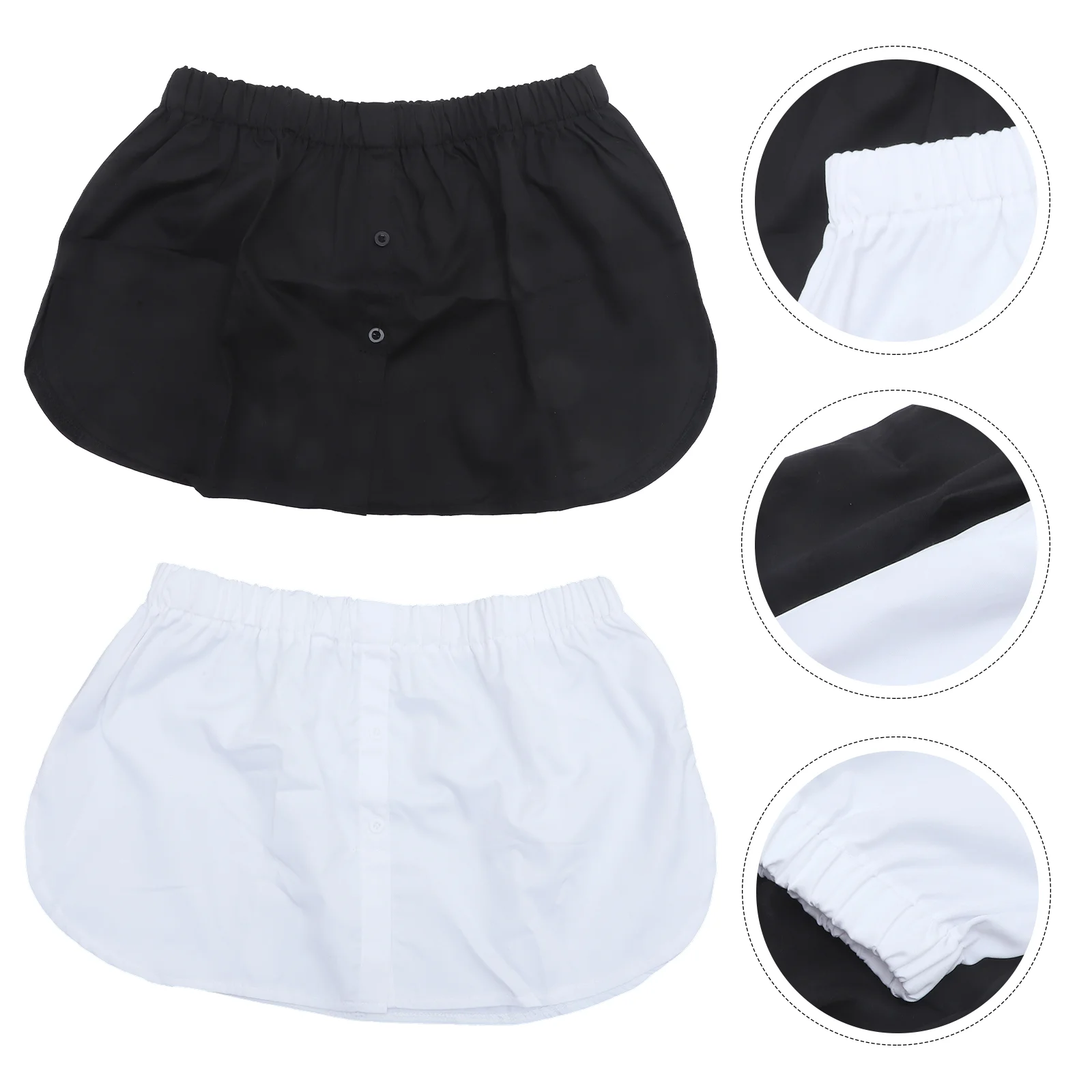 

2pcs Shirt Extenders Simpleleaves Shirt Extensions Shirt Extenders for Layering Shirt Extender Simple Leaves Shirt Extender
