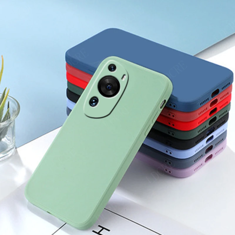 

For Cover Huawei P60 Art Case For Huawei P60 P 60 Art Capa Shockproof Liquid Silicone TPU Soft Case Huawei P60 Pro Art Fundas