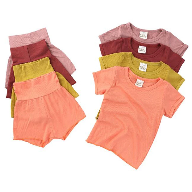 Футболка и шорты для мальчиков девочек 0-4 лет |