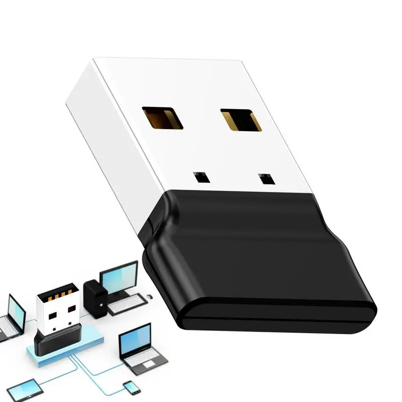 

USB Blue Tooth 5.3 Adapter Transmitter Receiver Blue Tooth Audio Blue Tooth Dongle Wireless USB Adapter For Computer PC Laptop