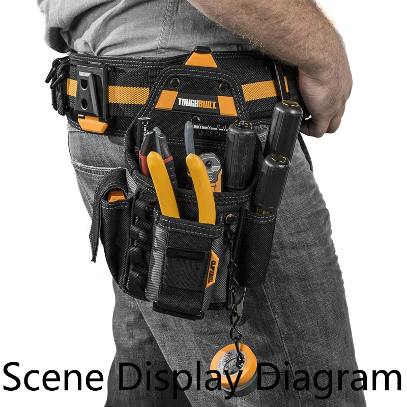Фото TOUGHBUILT TB-CT-36-L10 Сумка-органайзер для инструментов с 10 карманами, специальная многофункциональная сумка для механика, прочная подвесная сумка для инструментов №1