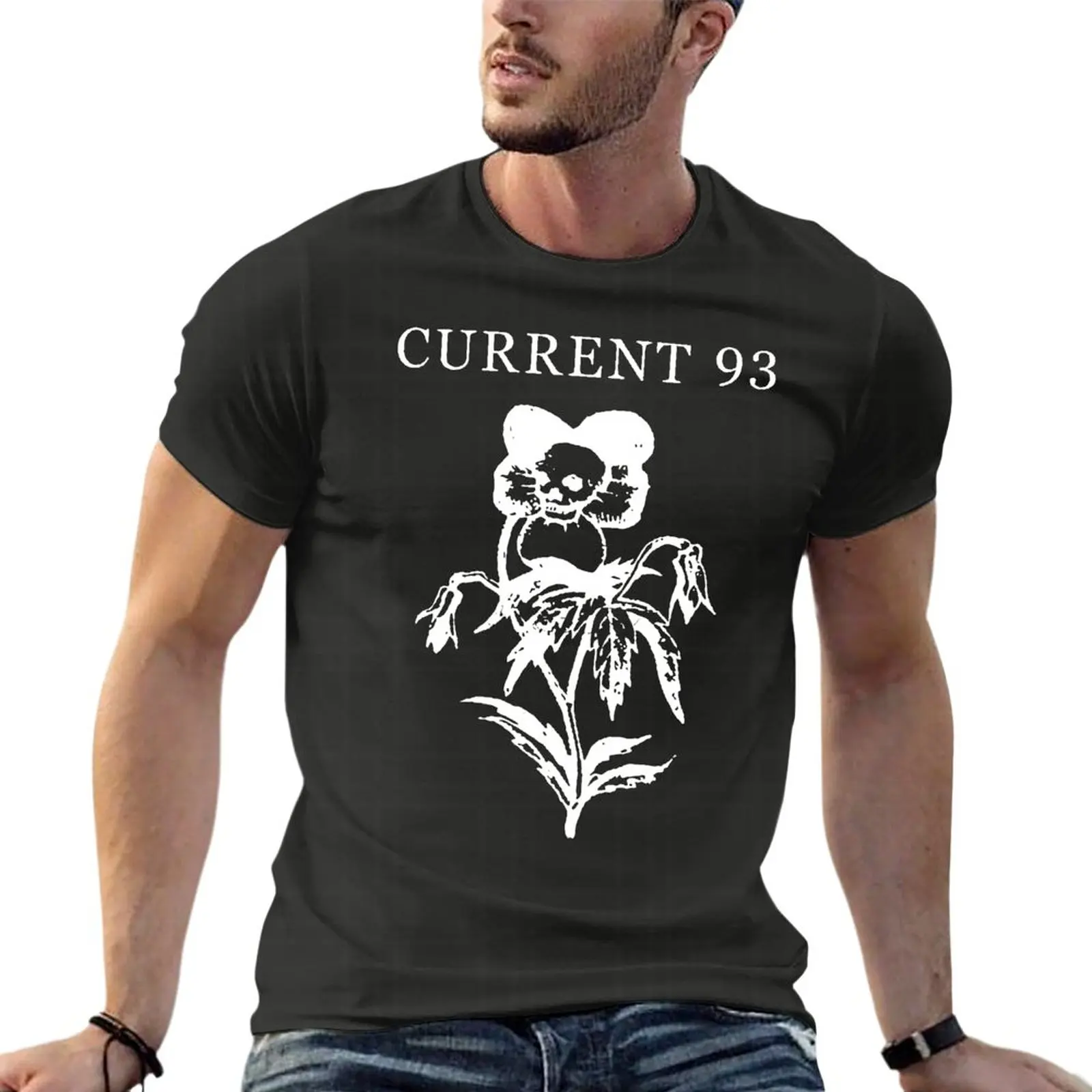 

Current 93 - Death In June Coil Psychic Tv Crisis Throbbing Gristle Oversize T Shirt Brand Mens Clothes Short Sleeve Streetwear