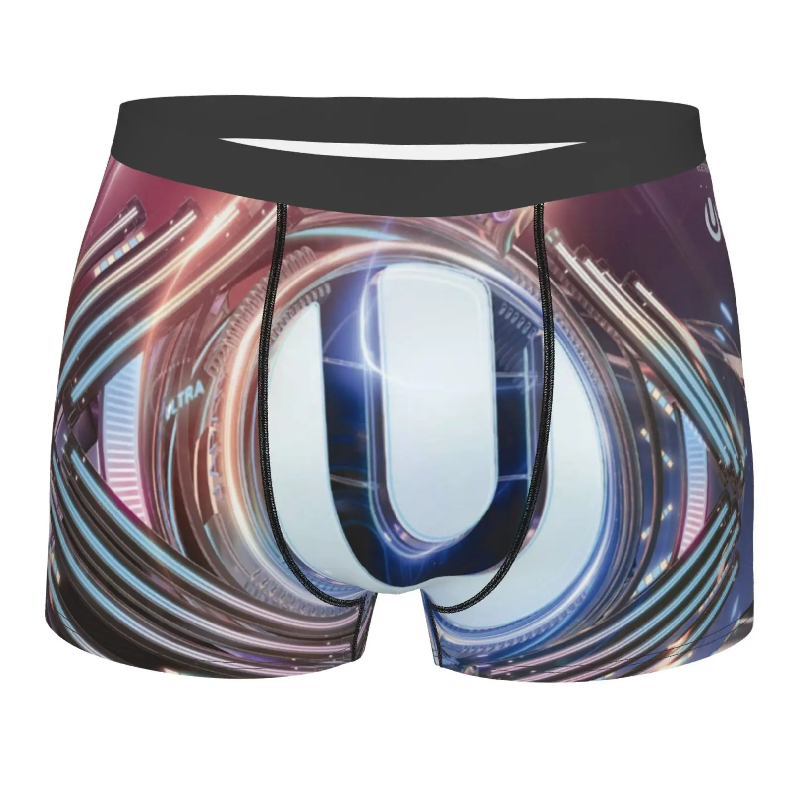 

Ultra Music Festival 4108 Boxer Briefs Pink Female Girls Polyester Underwear Man Men Funny Male Shorts Underwear Men Sexy Lift