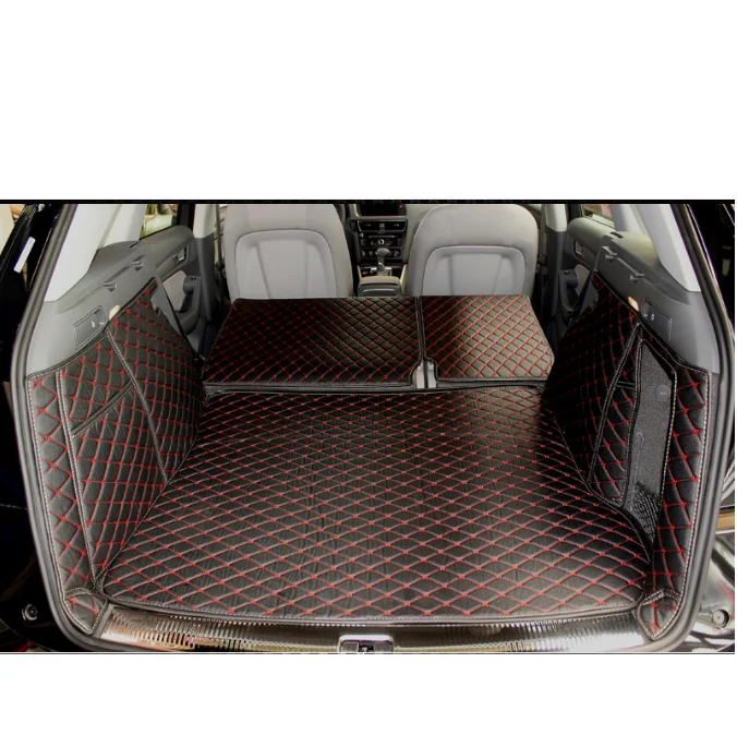 

Leather Car Trunk Mat Cargo Liner for Audi Q5 2008 2009 2010 2011 2012 2013 2014 2015 Rug Carpet Accessories