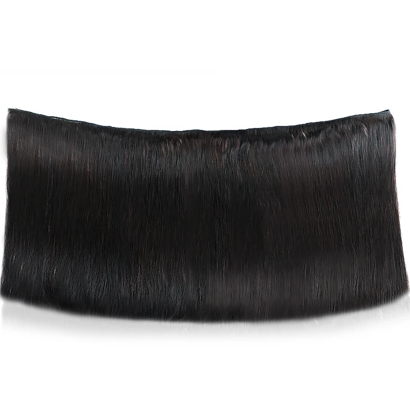 100% натуральные человеческие волосы для наращивания с двойным плетением черные