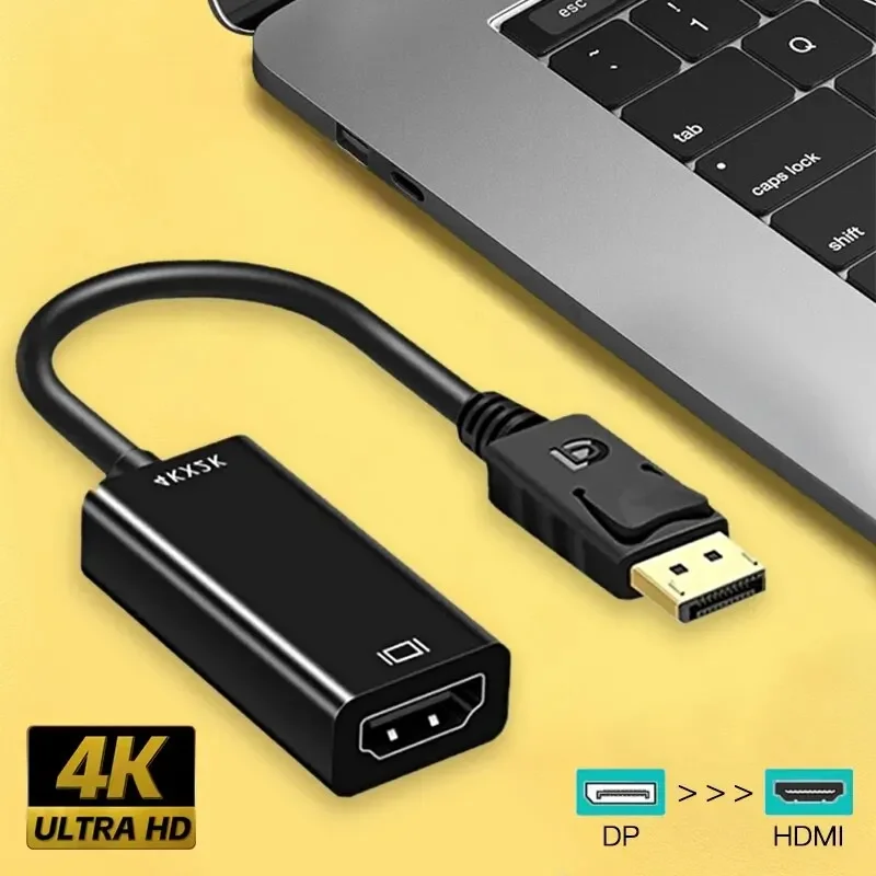 4K DP-HDMI-совместимый адаптер-конвертер Display Port Мужской DP-Женский HD ТВ-кабель-адаптер