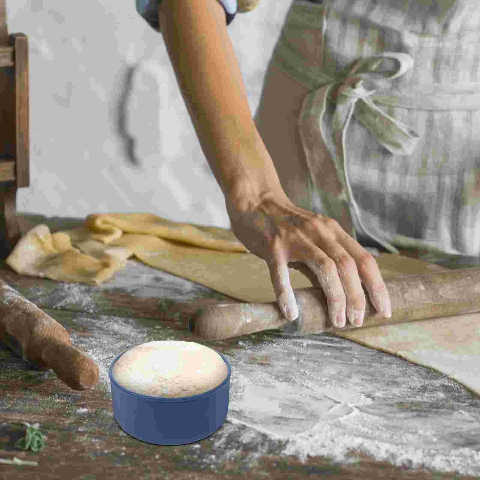 

Dough Proofing Container Box Pizza Storage Bowl Silicone Containers Bread Sourdough Tray Saverstarter Stackable Marinating Boxes