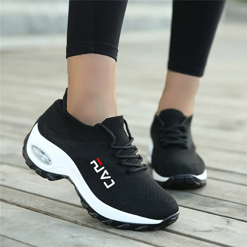 2023 Summer Women Shoes Breathable Mesh New Fashion Light Weight Sports Shoes Casual Walking Sneakers Tennis Shoes Plus Size 42