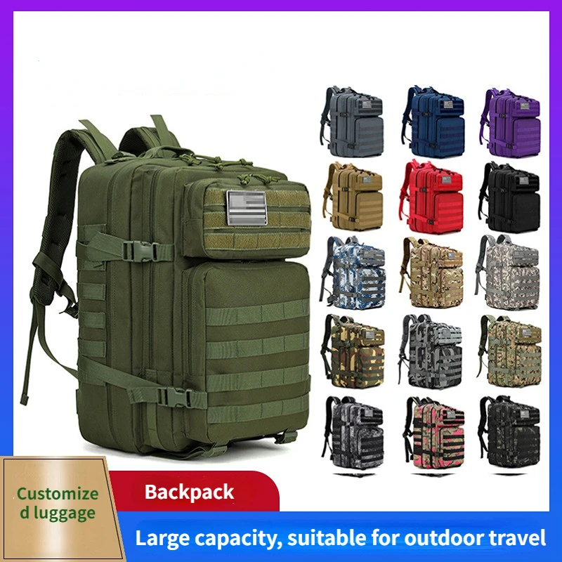 

Storage Backpack Outdoor Tactics 3P Attack Backpack Travel Hiking Camping Camouflage Backpack Large Capacity