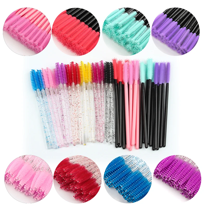 

5/50Pcs Disposable Eyelash Brushes Eyelashes Extension Tools Eyebrow Brush Mascara Wands Applicator Spoolers Eyelashes Cosmetic