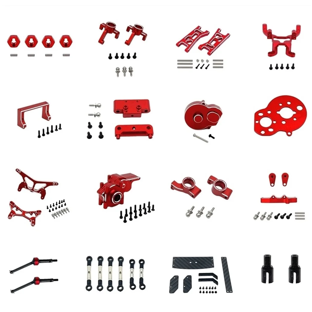 Фото Wltoys 244016 LOSI Micro-B комплект обновленных деталей, поворотный рычаг, рулевая чашка, приводной вал, коробка передач, радиоуправляемый автомобиль OP, аксессуары для самостоятельного изготовления №1