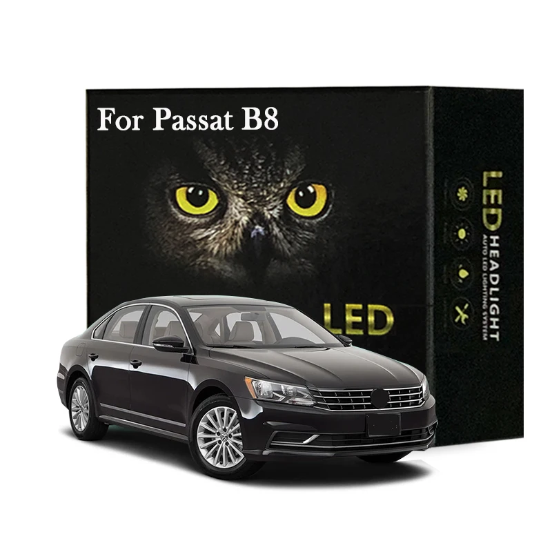 12 шт. светодиодные ламсветильник для салона VW Passat B8 2015 2016 2017 2018 2019 2020