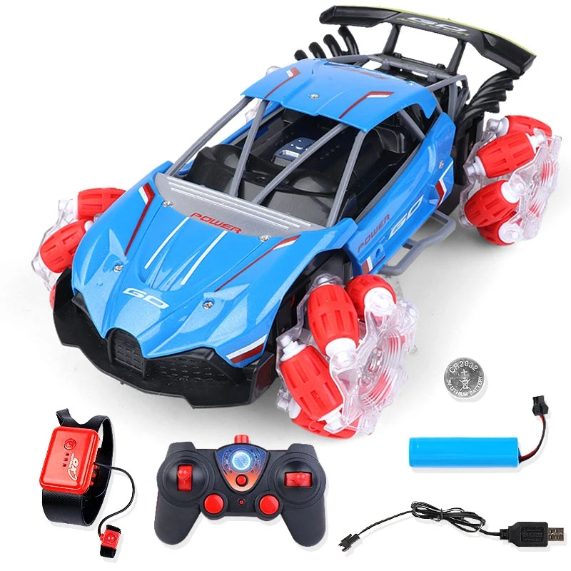 

2.4Ghz Remote Climbing Control Stunt Car Gesture Sensing Twisting Off-Road Vehicle Light Drift Dancing Side Car