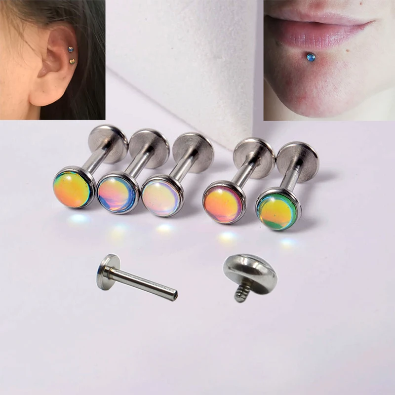 

1PC 16G Internal Thread Ear Cartilage Tragus Helix Earring Piercing Body Jewelry Earring Piercing New