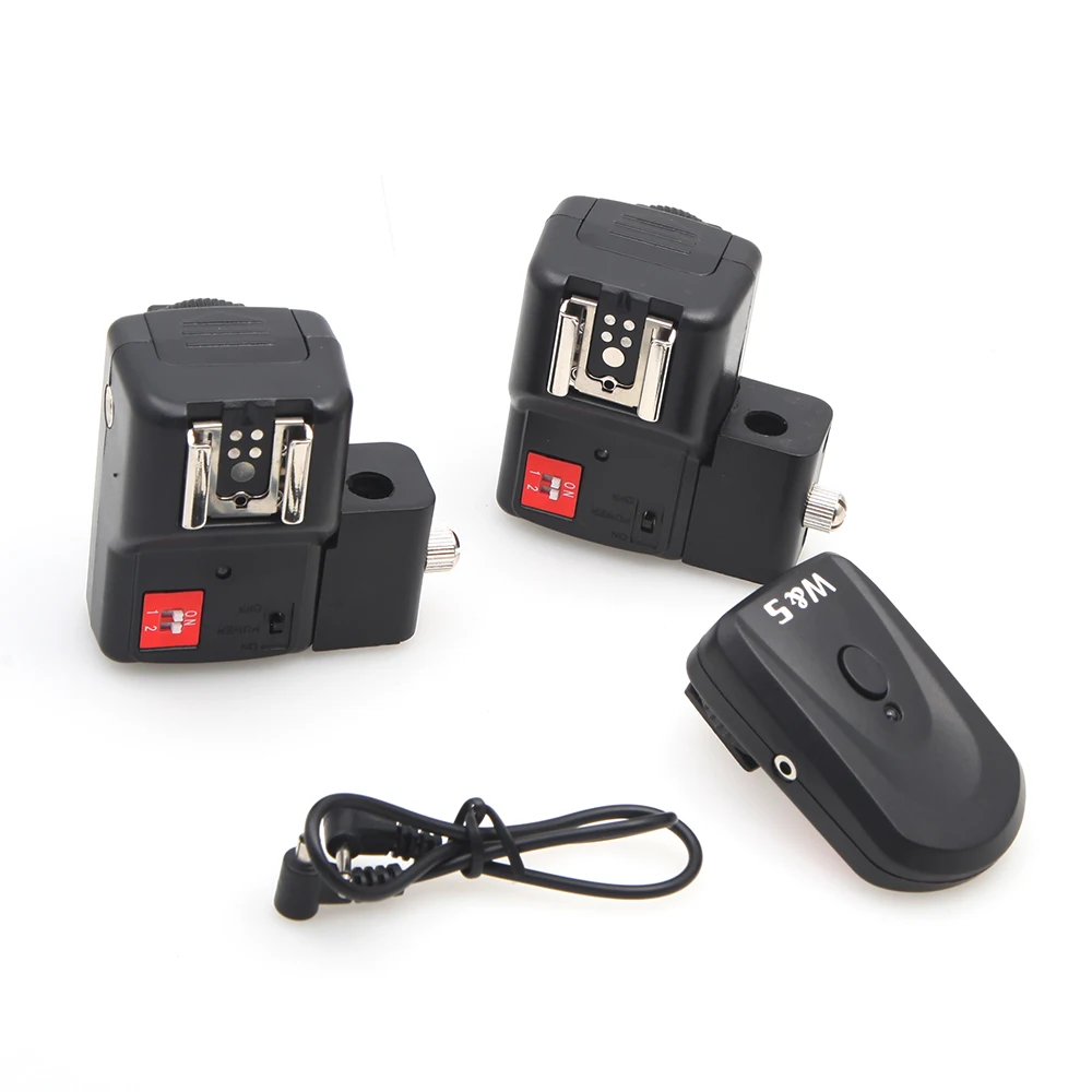 Wansen PT-04NE 4 канала радио Беспроводная вспышка Speedlite триггер с держателем зонта 2X