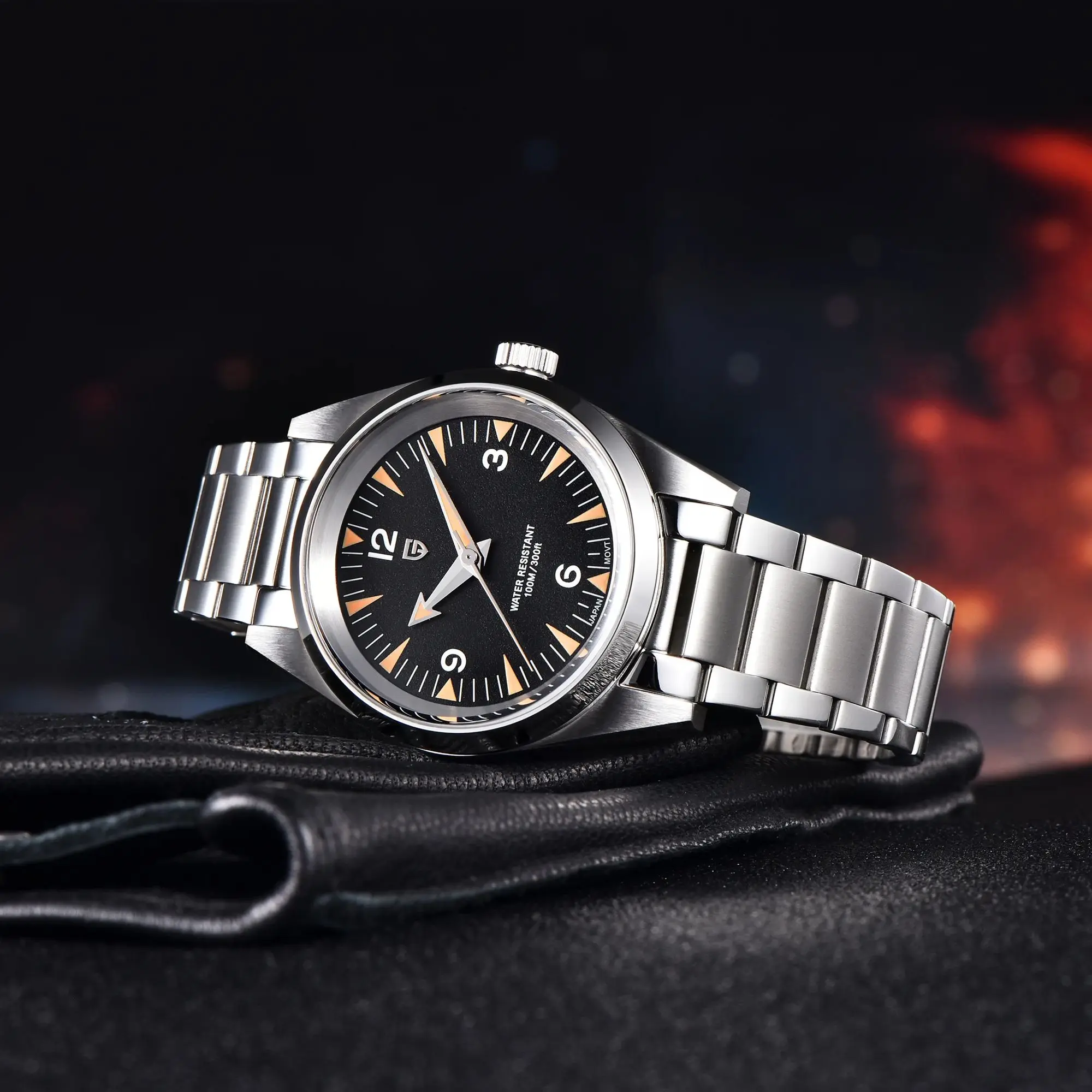 2024 PAGANI DESIGN Новые часы PD1793 38 мм Кварцевые наручные VK31 Механизм с сапфировым