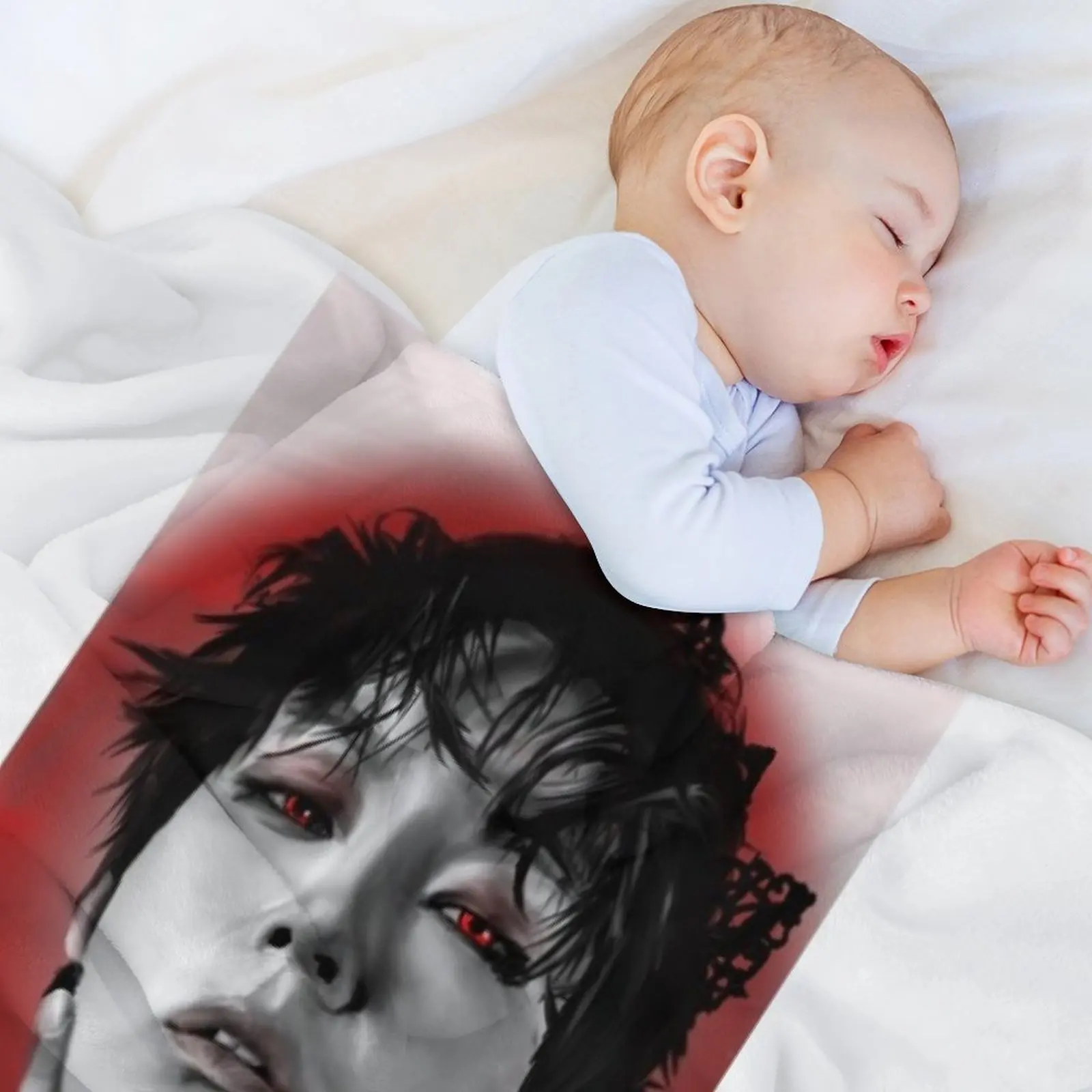 The rose Kim Woosung Sami fanart kpop Throw Blanket Flannels Blankets For Sofas anime