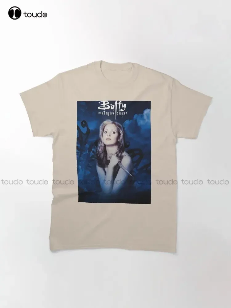 Футболка Баффи истребительница вампиров спортивные рубашки женская забавная