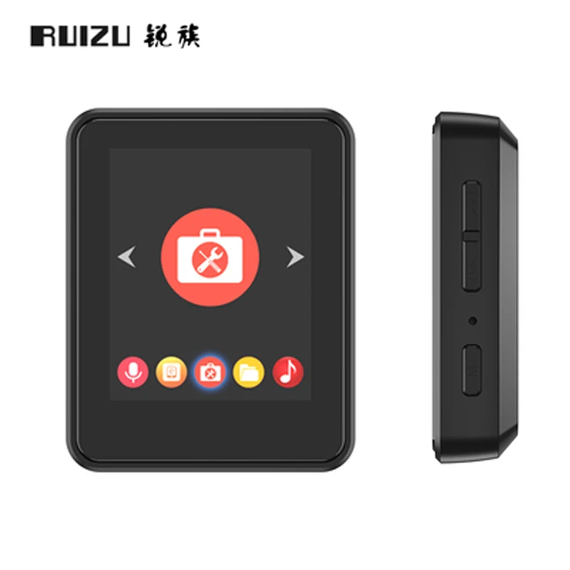 2022 Newest record player RUIZU MP3 Player With 1.8 Inch Screens FM E-Book Clock Data |