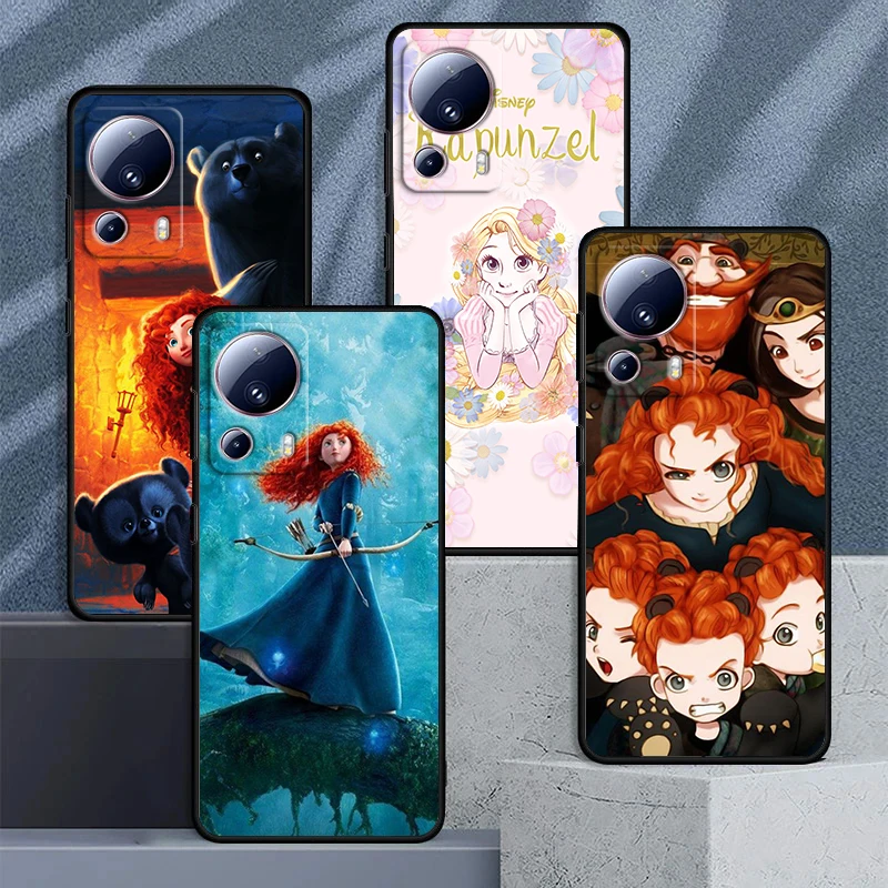 

Merida Princess Disney For Xiaomi Mi 13 12 11 10 11T 10T 9T 9 8 Note 10 Ultra Pro Lite TPU Soft Silicone Black Phone Case Fundas