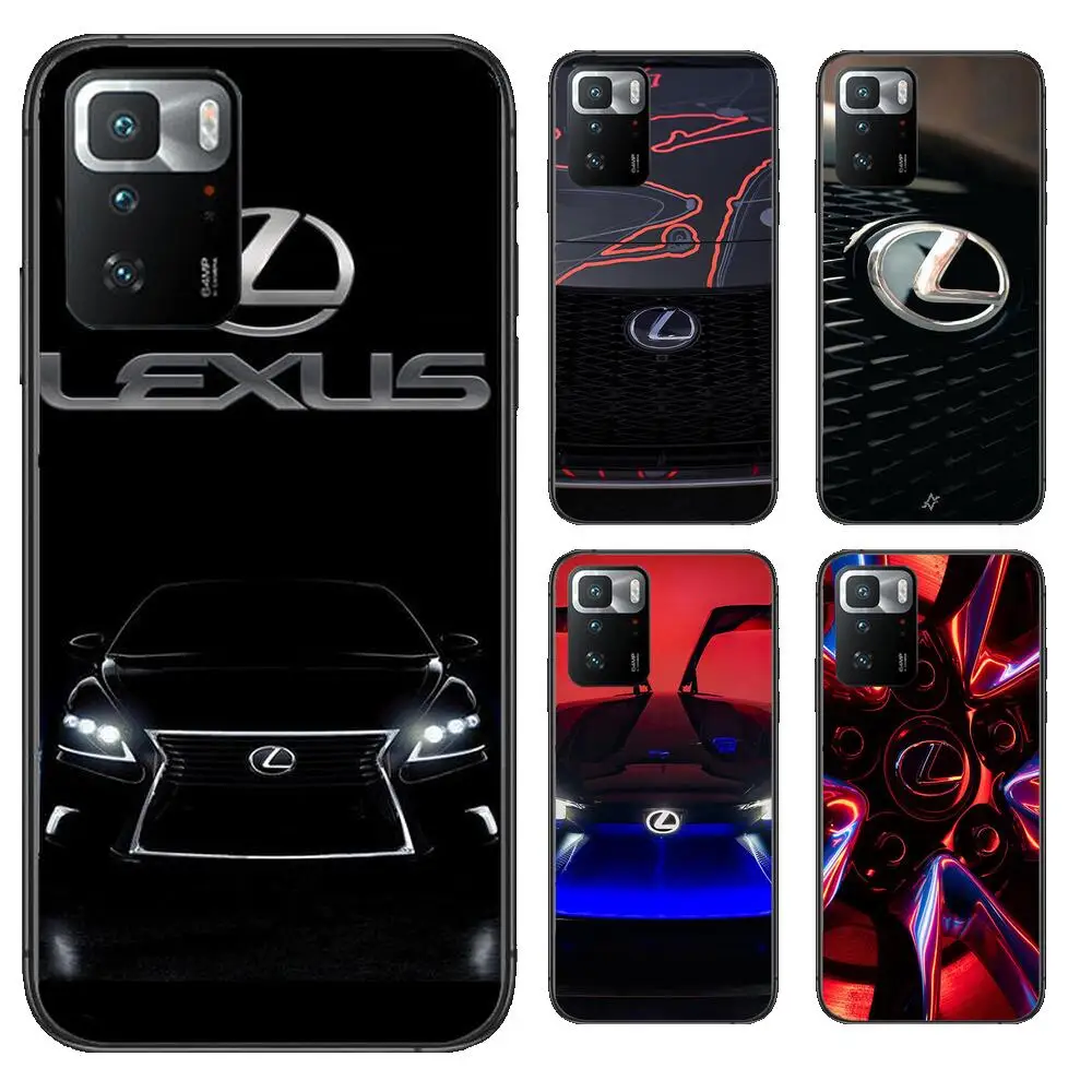 Lexus Sports Car Logo Phone Case For Redmi 9 9A 7A 10 8A 10A 8 Note 11 10S 7 11S Plus POCO X3 Pro Luxury Design Fashion Covers