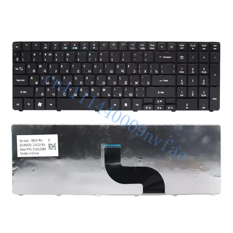 Фото Клавиатура для ноутбуков ACER 5810T 5820T 5750G 5742 5536TG 7741ZG/G Series 0.3 (RU/US) №3