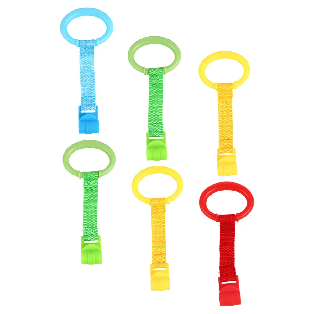

Pull Ring Learning Standing Crib Hand Baby Walking Assist Tools Hanging Rings Nursery