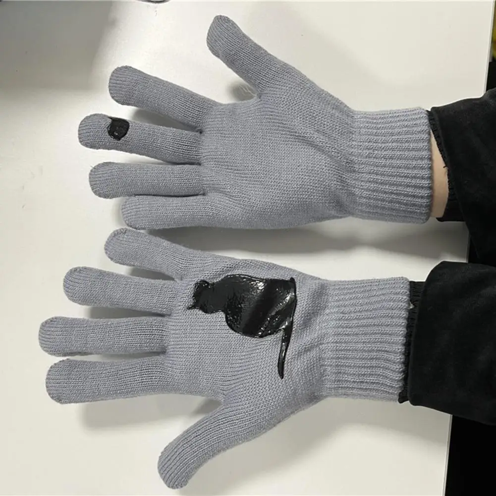 

Милые перчатки, мягкие перчатки для верховой езды с рисунком кошек, перчатки для верховой езды с принтом птиц, для катания на лыжах