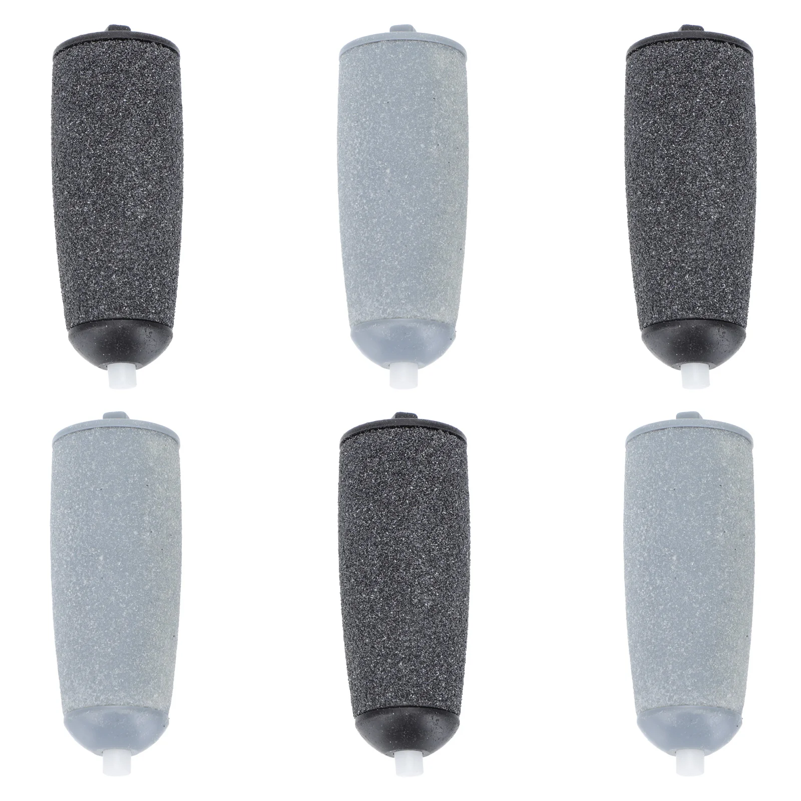 

6 Pcs Pro Tools Supplementary Header Foot Care Roller Pedicure Accessory Replacement Callus Removers Plastic Heads Sharpener
