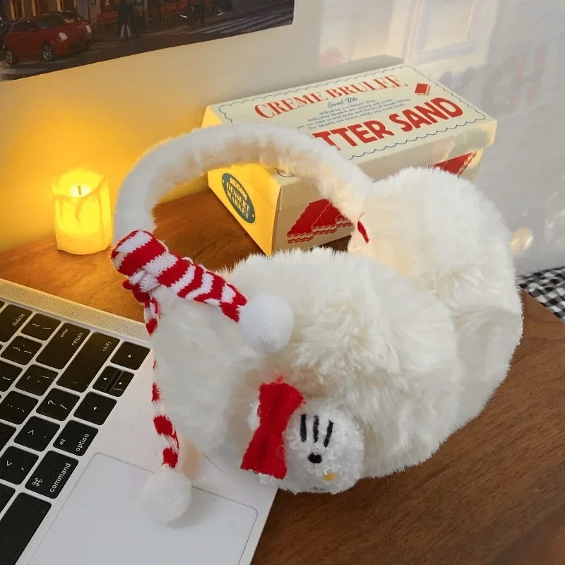 Милые Hello Kitty Y2K зимние леопардовые принты модные теплые велосипедные уличные